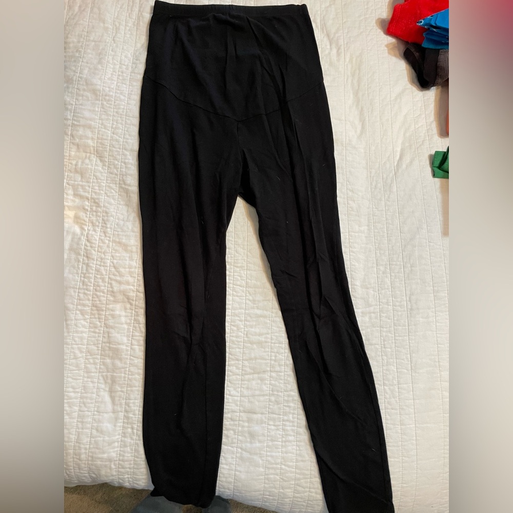 Time and Tru Black Maternity Leggings